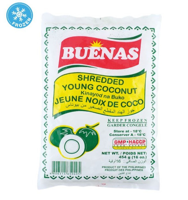 Buko/Young Coconut Shredded - Buenas 454g