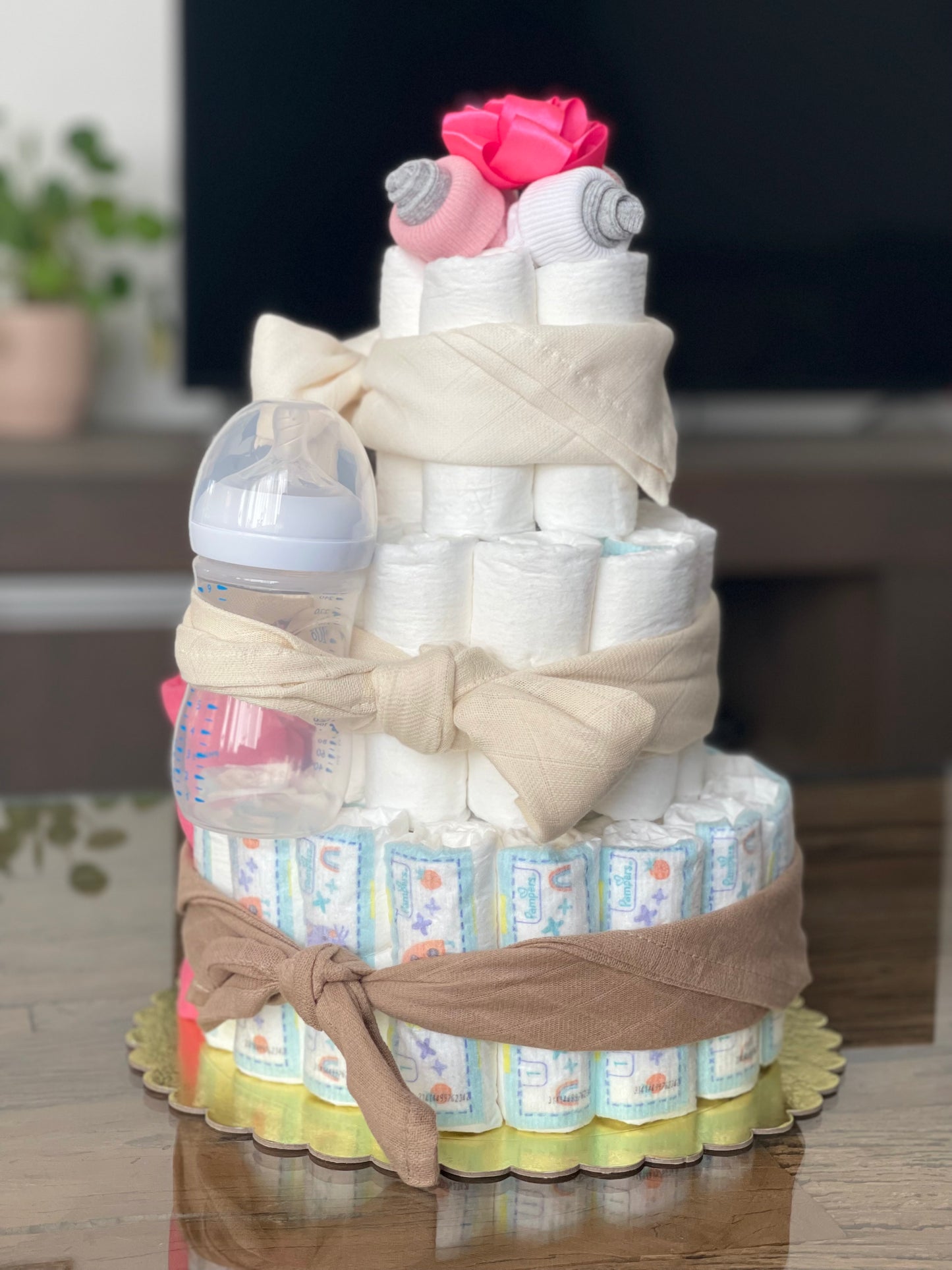 3-Layer Diaper Cake "Available Upon Request Only (Message Us)"