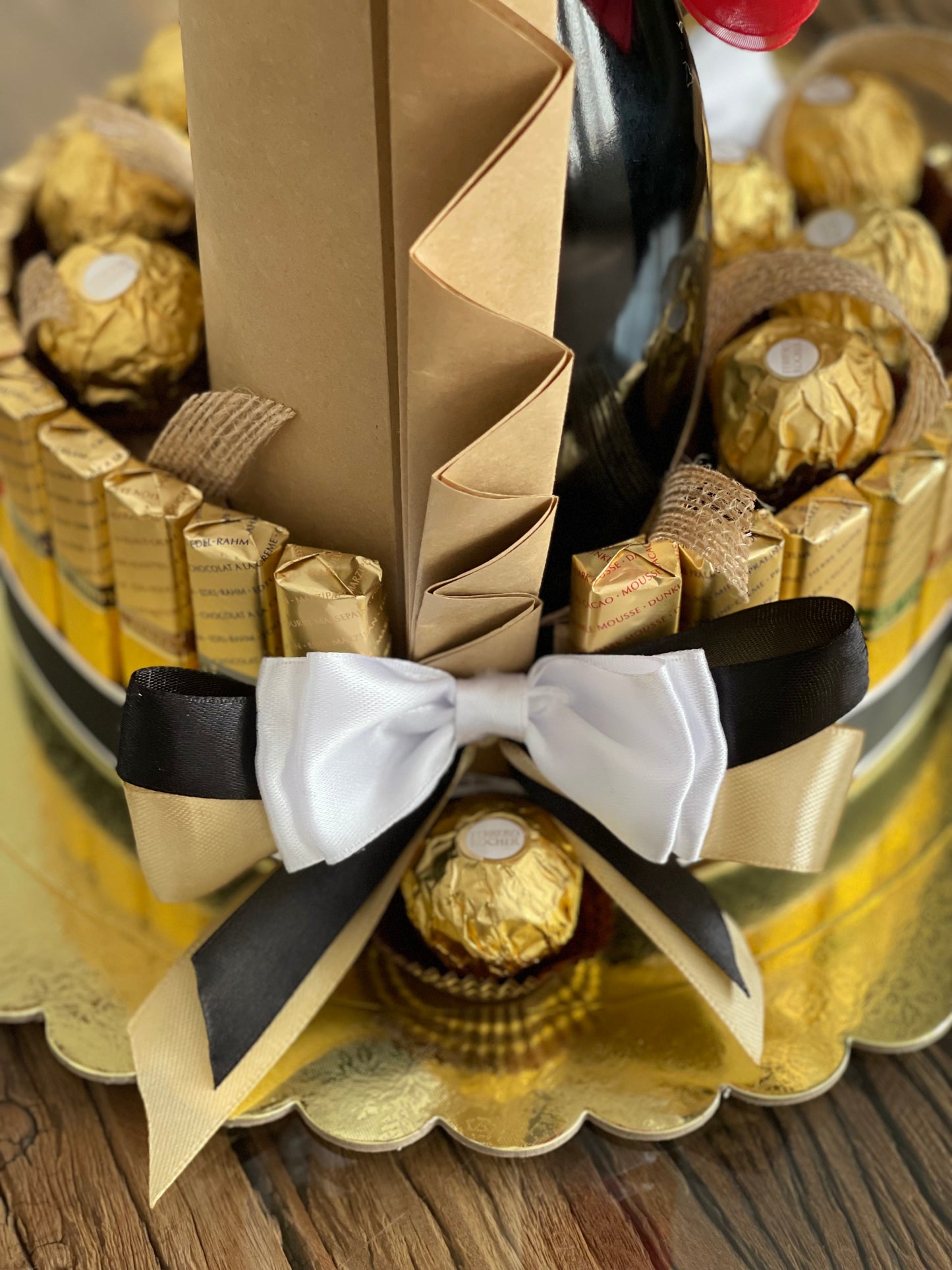Chocolates and Drink Arrangement - Man "Available Upon Request Only (Message Us)"