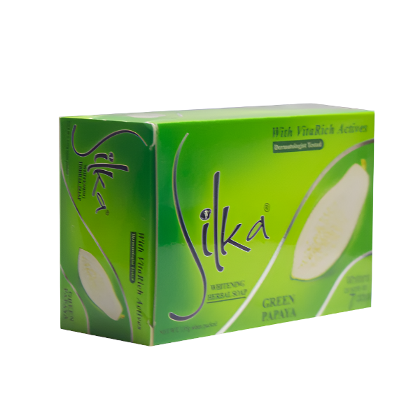 Silka Green Papaya Whitening Soap 135g