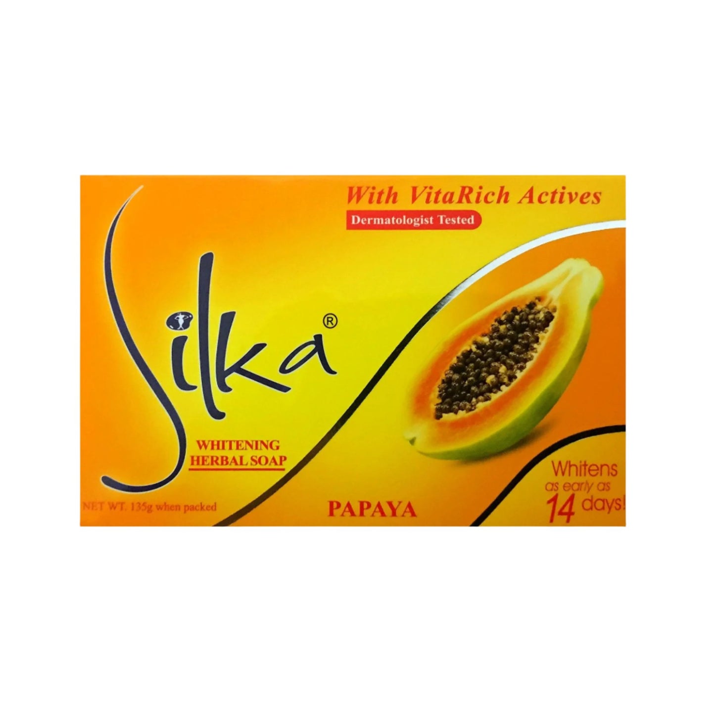 Silka Papaya Whitening Soap 135g