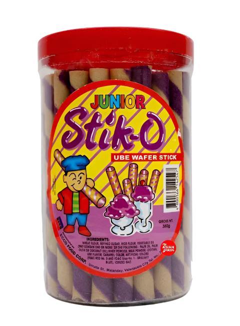Stik-O Wafer Sticks - Ube/Purple Yam 380g