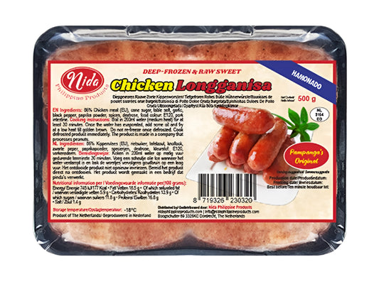 Longanisa (Chicken) - Nida 500g (FOR PICK-UP ONLY)