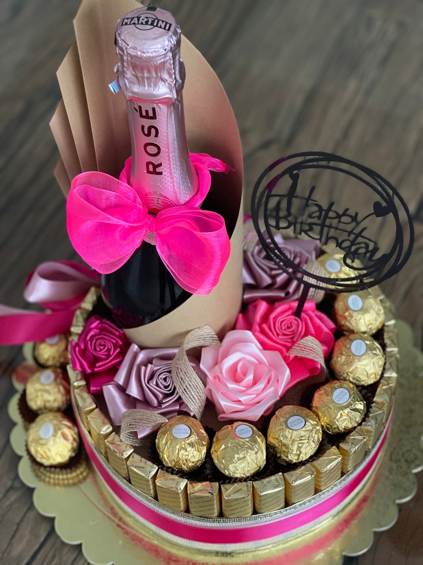 Chocolates and Drink Arrangement - Woman "Available Upon Request Only (Message Us)"