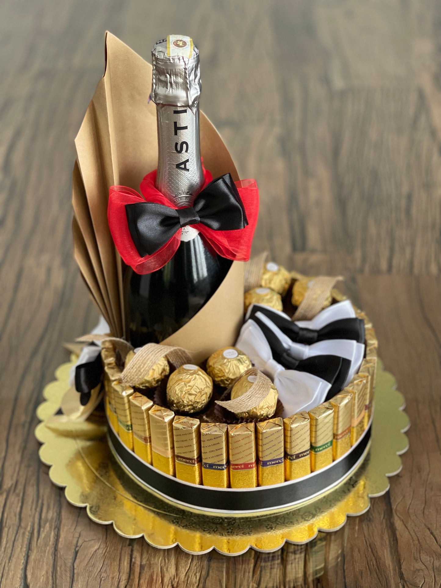 Chocolates and Drink Arrangement - Man "Available Upon Request Only (Message Us)"