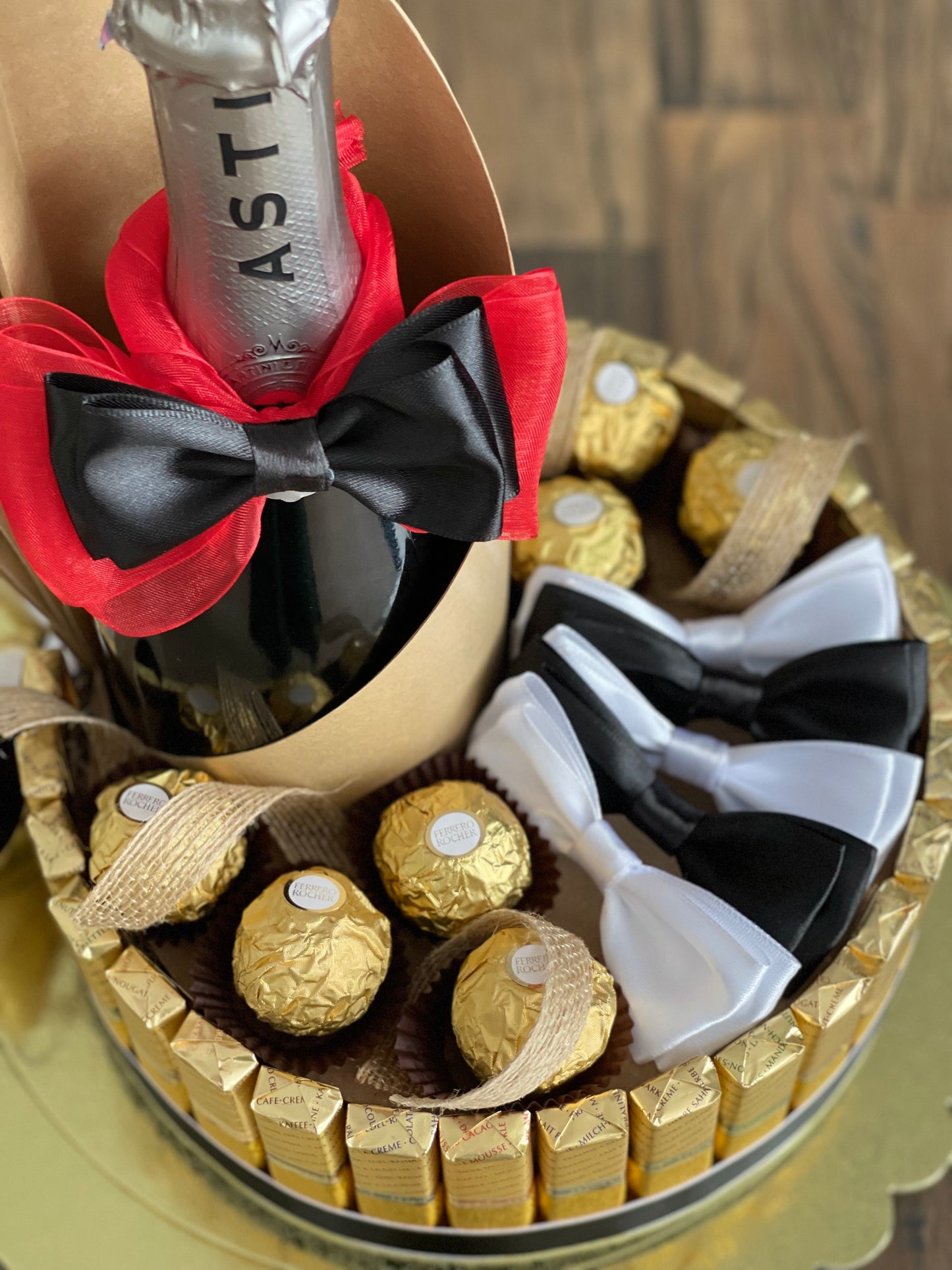 Chocolates and Drink Arrangement - Man "Available Upon Request Only (Message Us)"