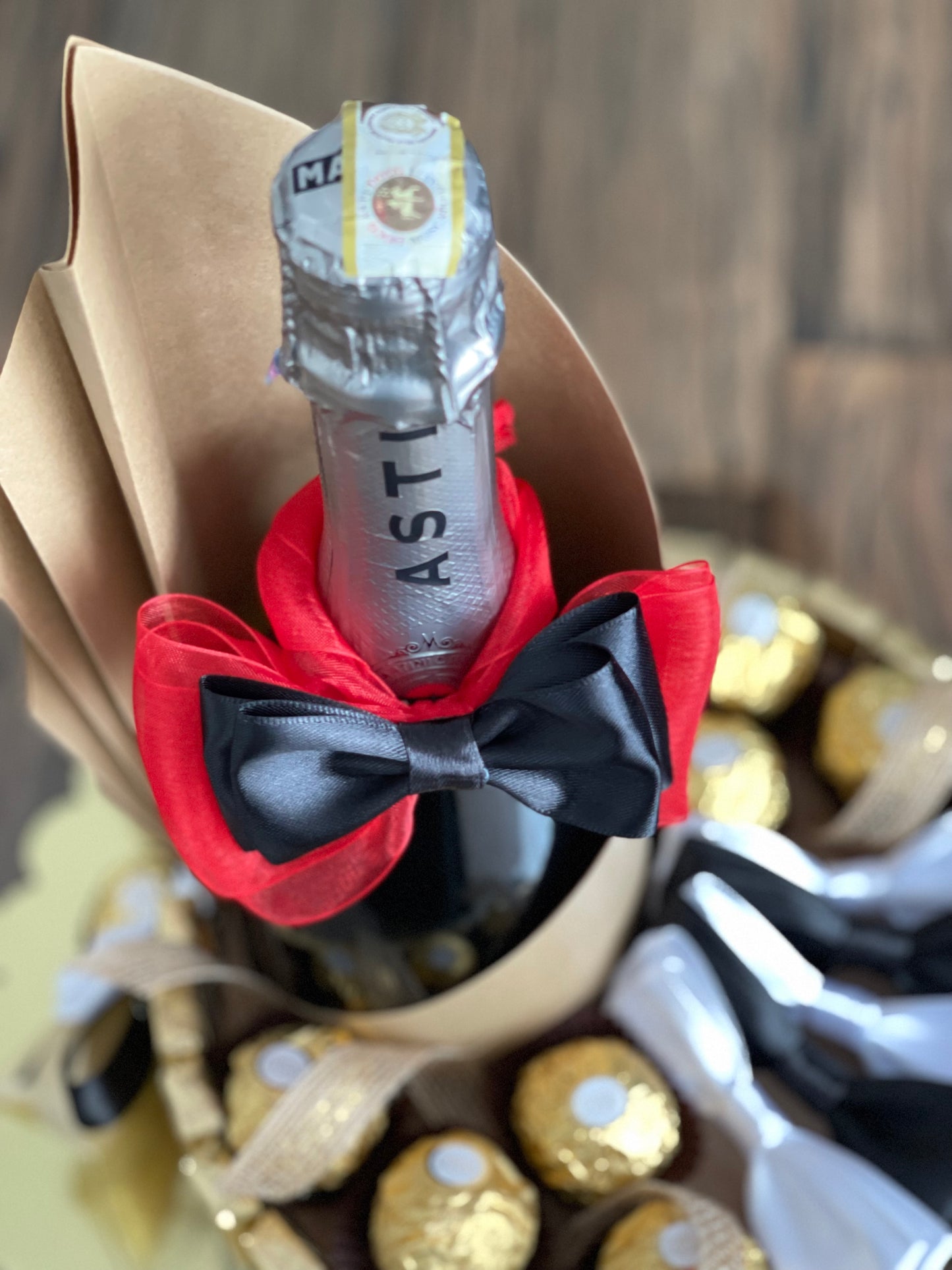 Chocolates and Drink Arrangement - Man "Available Upon Request Only (Message Us)"