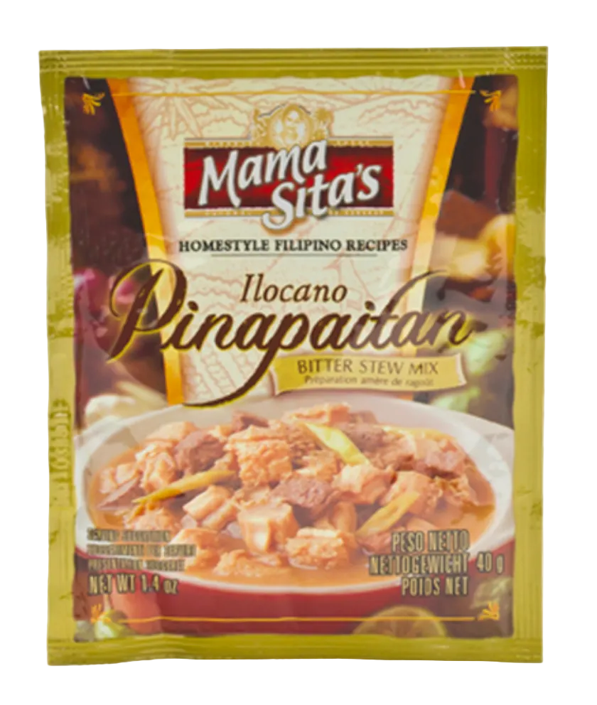 Ilocano pinapaitan (bitter stew) 40g by Mama Sita"s in white background