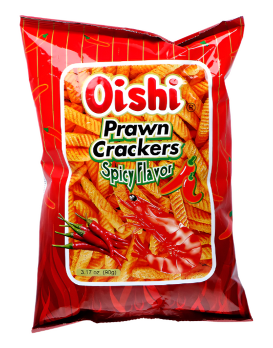 Prawn Crackers Spicy - Oishi 90g