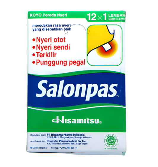 Salonpas Patches - Hisamitsu 12pcs.