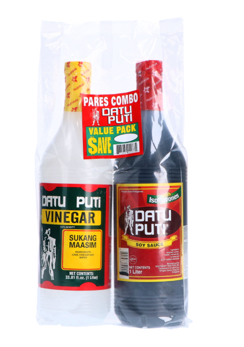Soy Sauce + Vinegar Value Pack - Datu Puti 1L