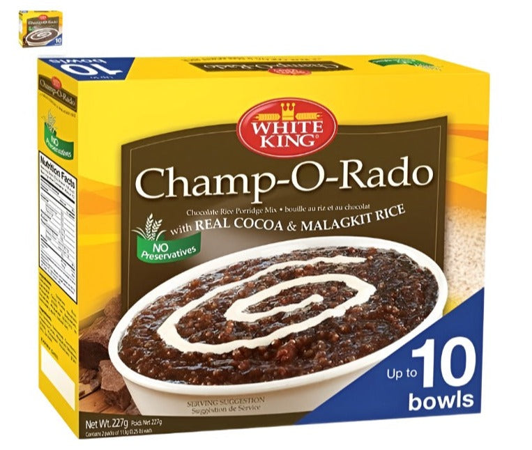 Champorado/Chocolate Rice Porridge Mix - White King 6x227g