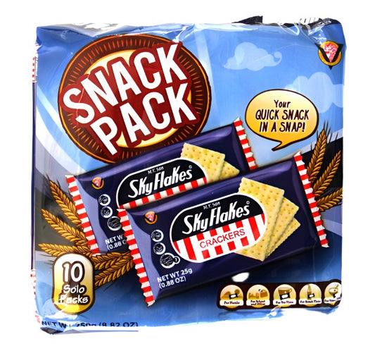 Sky Flakes Crackers Snack Pack (10pcs.x25g) 250g